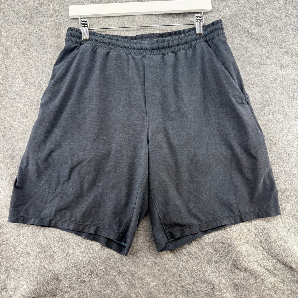 Lululemon Pace Breaker Short *9" Size Large Heathered Slate Grey Lined Blue - Picture 2 of 16